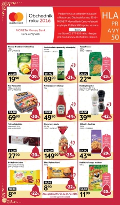 akční leták Tesco 14.12.2016-24.12.2016