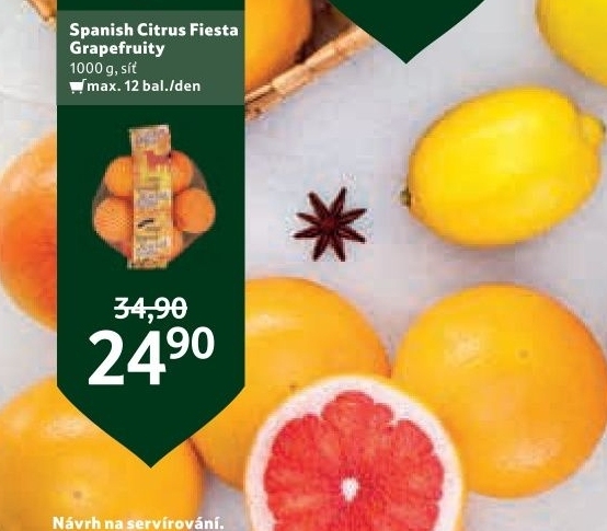 Grepy červené Tesco