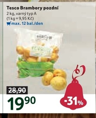 Brambory pozdní A Tesco