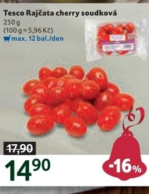 Rajčata cherry Tesco