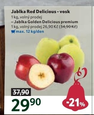 Jablka Red Delicious