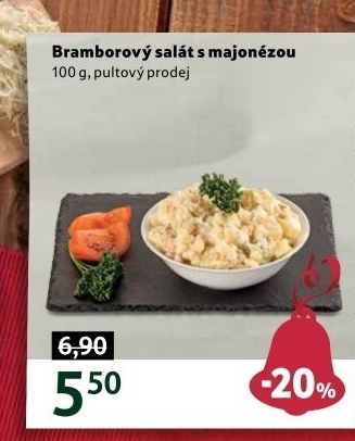 Bramborový salát s majonézou