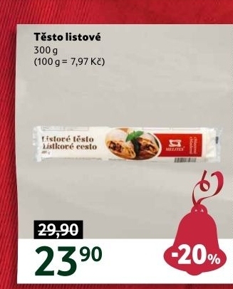 Těsto listové Melites