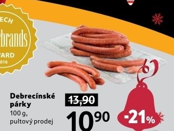 Párky debrecínské Schneider