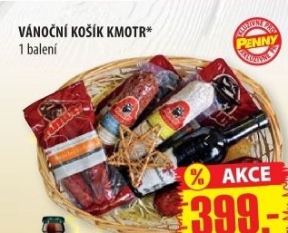 Vánoční košík Kmotr