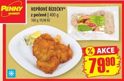 Vepřové řízečky mražené Pajero