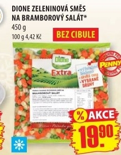 Směs na bramborový salát mražená Dione