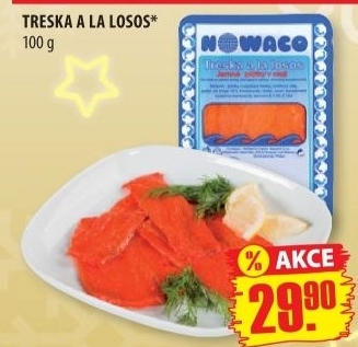 Treska a la losos Nowaco
