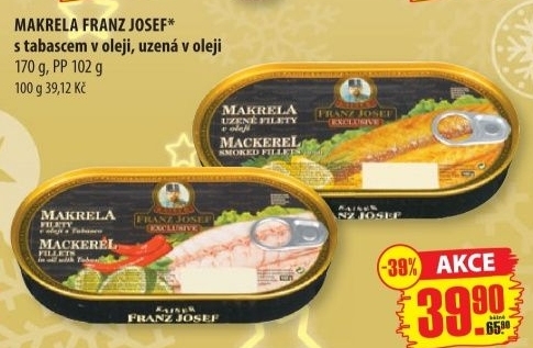 Makrela v oleji Franz Josef