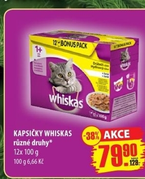 Kapsičky pro kočky Whiskas