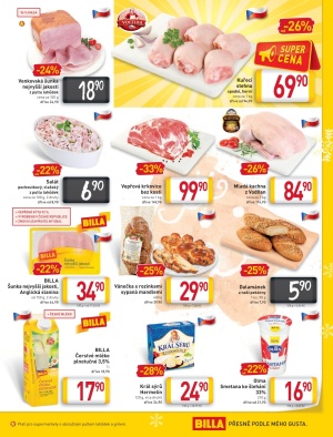 akční leták BILLA 14.12.2016-20.12.2016