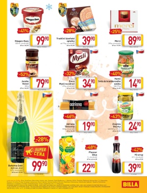 akční leták BILLA 14.12.2016-20.12.2016
