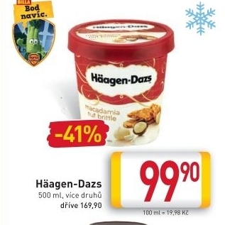 Zmrzlina v kelímku Häagen-Dazs