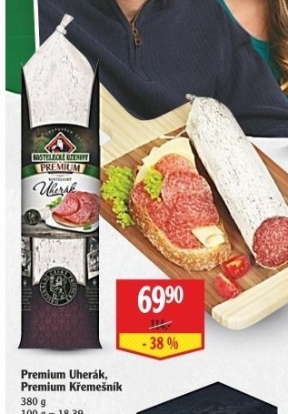 Salám Uherák Premium Kostelecké uzeniny