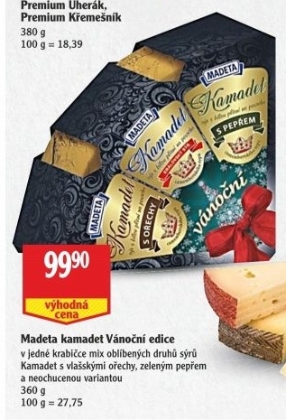 Sýr Kamadet mix Jihočeský Madeta