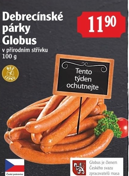 Párky debrecínské Globus