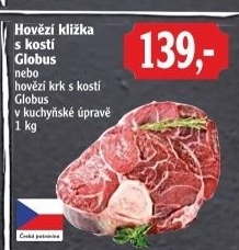 Hovězí kližka s kostí Globus