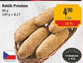 Rohlík Prémium