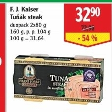 Tuňák steak v oleji Exclusive Franz Josef Kaiser