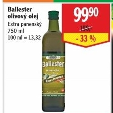 Olivový olej extra panenský Ballester