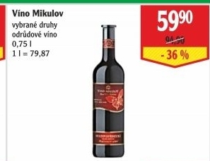 Víno Svatovavřinecké Motýl Víno Mikulov