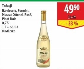 Víno Harslevelu Tokaji