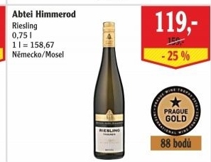 Víno Riesling Trocken Abtei Himmerod