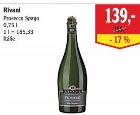 Sekt Prosecco Rivani
