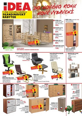 akční leták IDEA nábytek 15.12.2016-31.12.2016