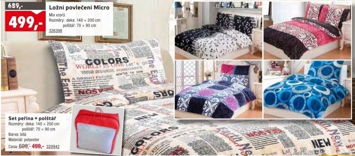 Povlečení mikrovlákno