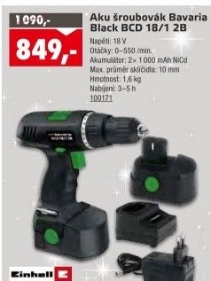 Aku šroubovák Einhell BCD 18/1 2B