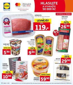 akční leták Lidl 19.12.2016-24.12.2016