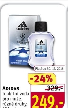 Toaletní voda pánská Adidas