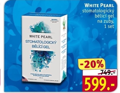 Gel na zuby bělicí White Pearl