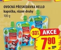 Ovocná kapsička Hello