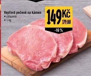 Vepřová pečeně na kámen