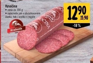 Salám Vysočina Krahulík