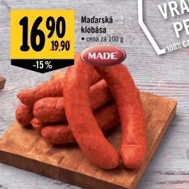 Maďarská klobása Made