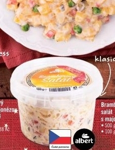 Bramborový salát s majonézou Albert