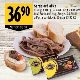 Sardel očka Navegar Nekton