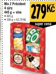 Sýry Président - dárková kazeta