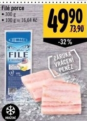 Filé z Aljašky mražené Nowaco