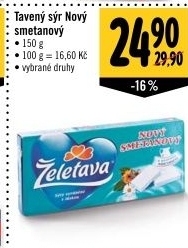 Sýr tavený Nový smetanový Želetava