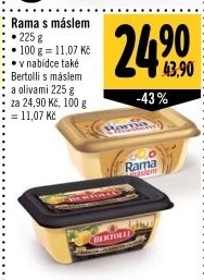 Margarín s máslem Rama