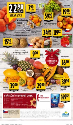 akční leták Albert 20.12.2016-24.12.2016