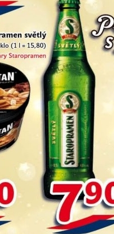 Pivo světlé výčepní 10° Staropramen