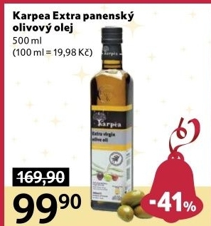 Olivový olej extra panenský Karpéa