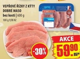 Řízky vepřové z kýty Dobré maso