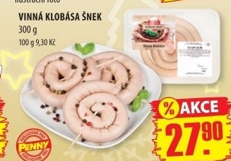 Vinná klobása Vepřové hody Zeman - maso uzeniny