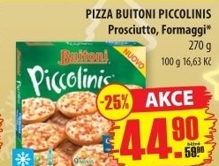 Pizza mražená Piccolinis Buitoni